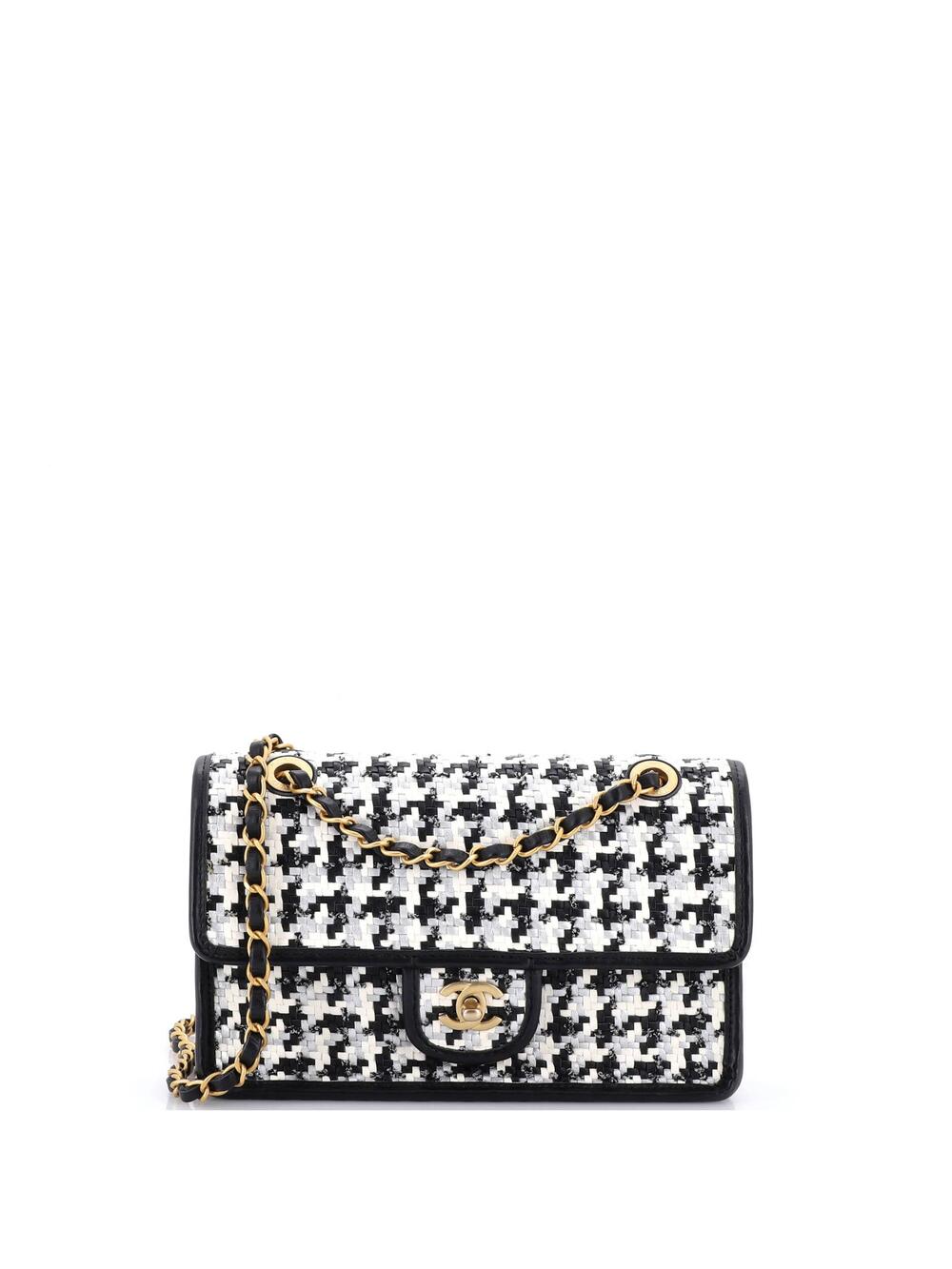 Chanel Classic Single Flap Bag Woven #290782C49B